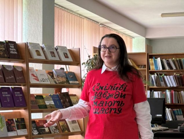 Н. Сеньовська під час заходу